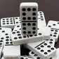 CHH Double Nine Domino Set with 55 Tiles, White