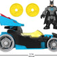 Fisher-Price Imaginext DC Super Friends Batman Toy Bat-Tech Racing Batmobile Car & Light-Up Figure for Preschool Pretend Play Kids Ages 3+ Years