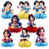 8Pcs White Princess Table Centerpieces Birthday Party Supplies Double Side Table Decorations for Girls Party Decorations