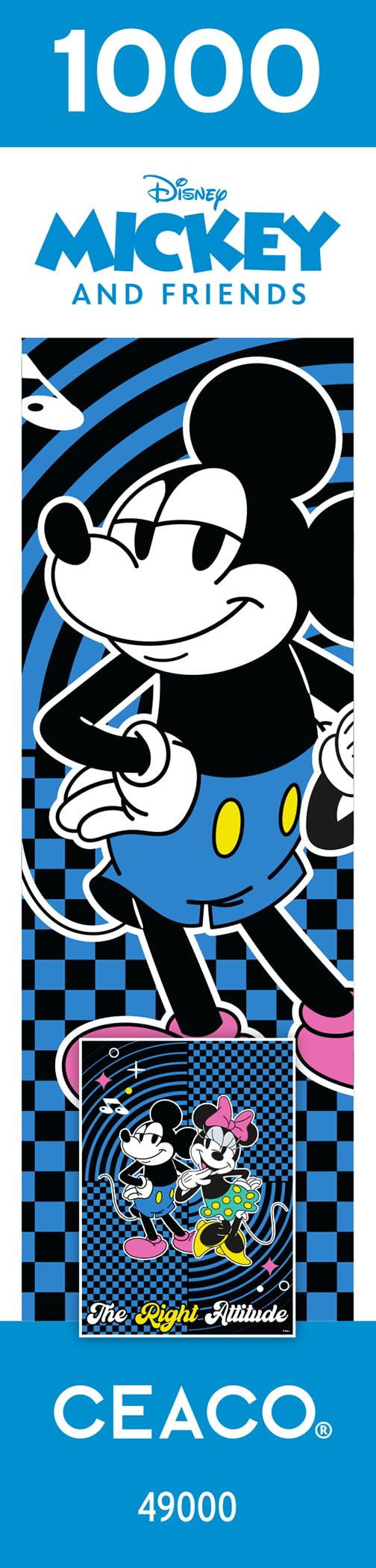 Ceaco - Disney Mickey and Friends The Right Attitude - 1000 Piece Puzzle