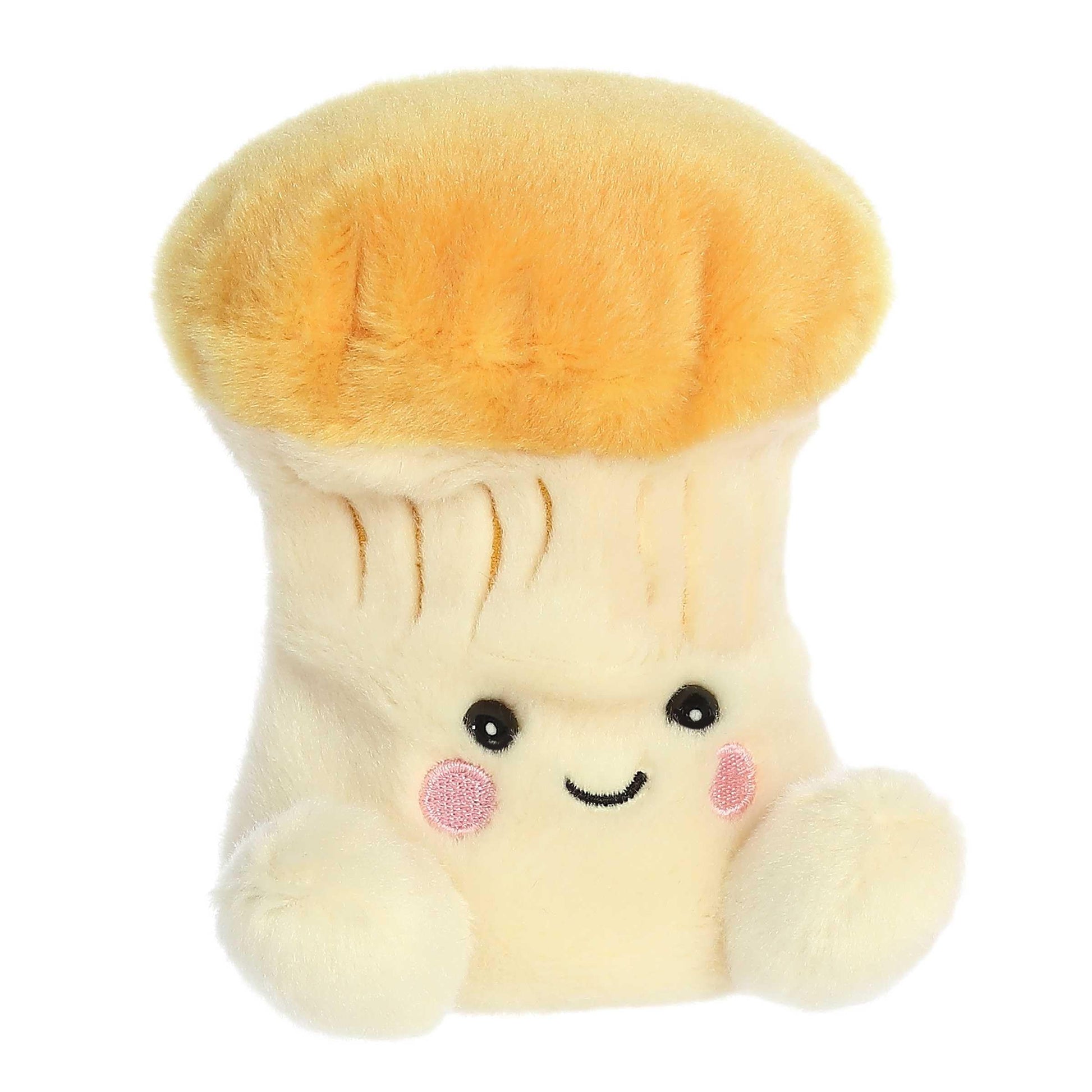 Aurora® Adorable Palm Pals™ Jackie Chanterelle Mushroom™ Stuffed Animal - Pocket-Sized Play - Collectable Fun - Orange 5 Inches