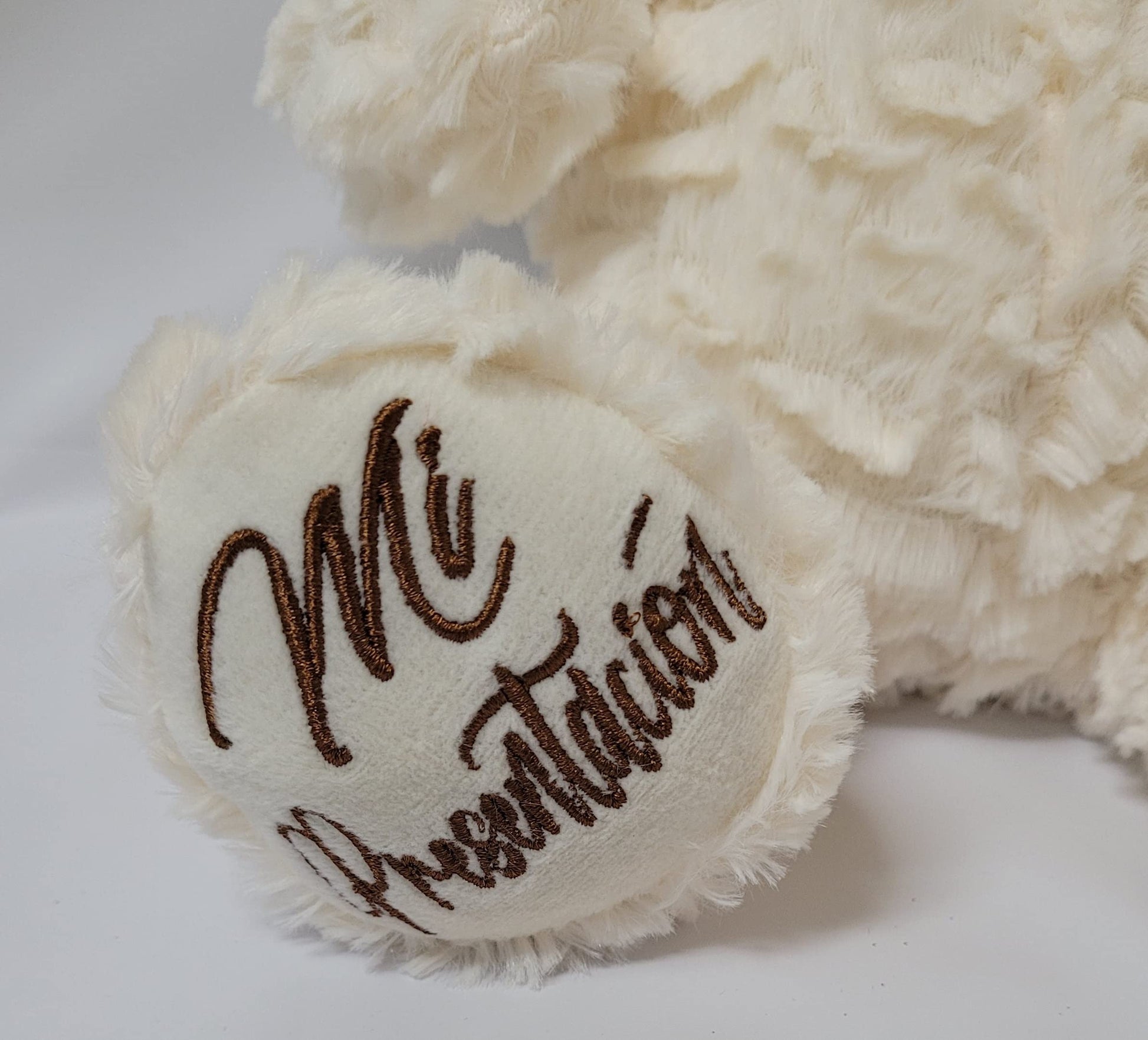 KINNEX COLLECTIONS SINCE 1997 12" Mi Presentacion Teddy Bear with Dress (Centerpiece) ~ B09631P-4 (Baby Blue)