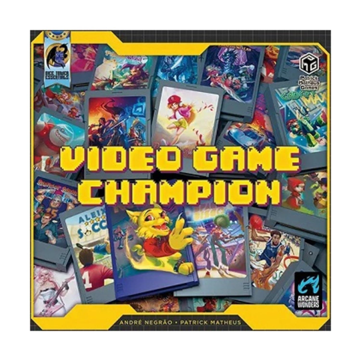 Video Game Champion, Strategy Board Game for 2-5 Players, 16-Bit Nostalgia