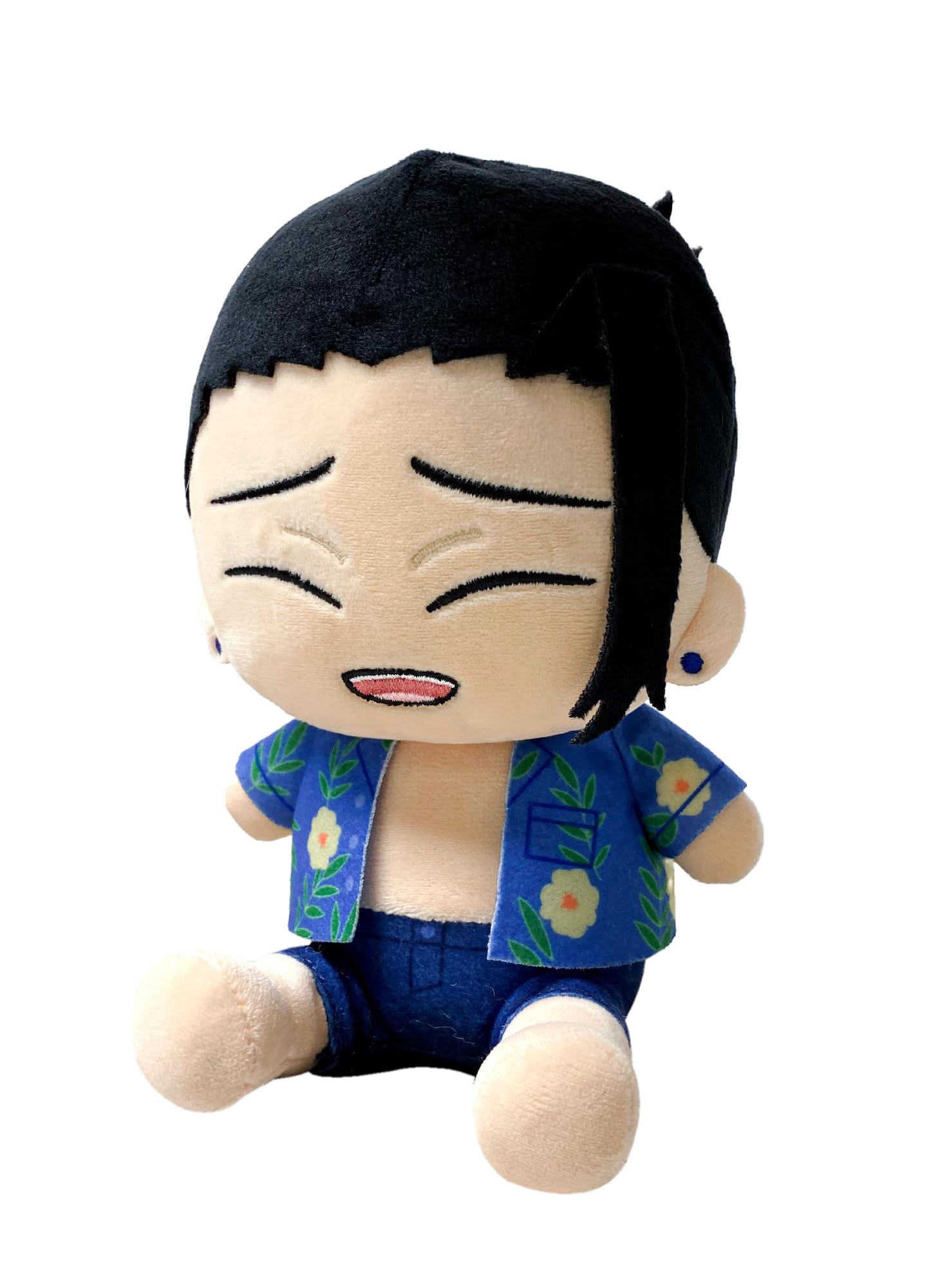 Great Eastern Entertainment Jujutsu Kaisen Hidden Inventory Arc - Suguru Geto (Beach) Sitting Pose Plush 7" H