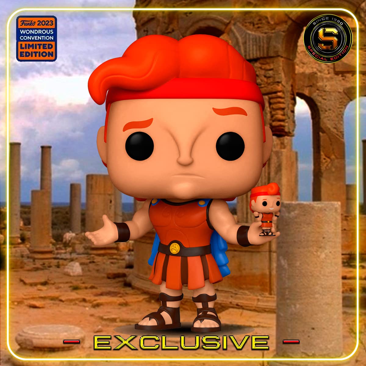 Hercule POP! Disney Vinyl Figurine ercules w/Action Figure 9 cm
