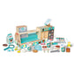Melissa & Doug Wooden Café Barista Coffee Shop (35 Pieces) - FSC Certified