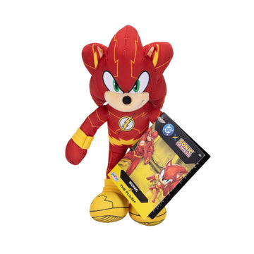 Sonic The Hedgehog DC Comics Shadow as Batman and Sonic as The Flash 9” Plush 2-Pack