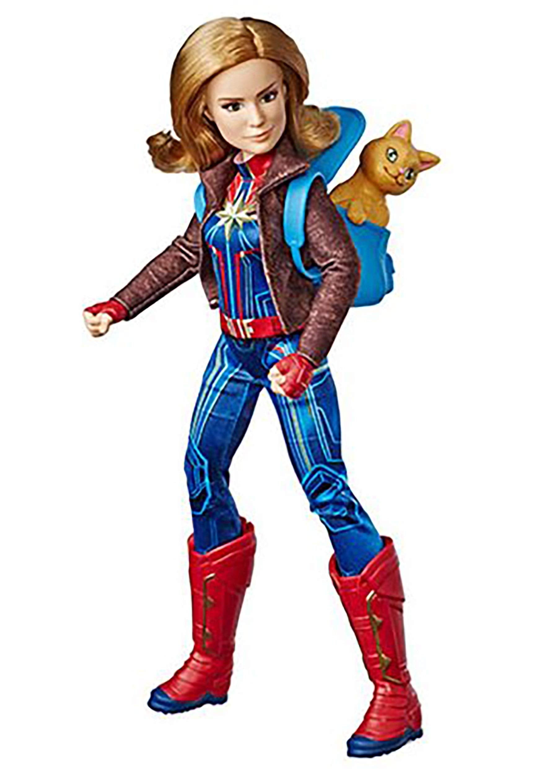 Marvel Captain Marvel Movie Captain Marvel Super Hero Doll Goose The Cat (Ages 6 & Up)