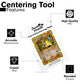 Passive Paradise Card Grading Centering Tool Set for Pokemon - Magnifying Tool & Cleaning Cloth Included - Trading Card Submission Pre-Inspection Kit