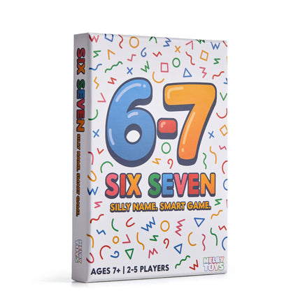 Melby Toys Six Seven I The Hilarious 6-7 Math Card Game for Kids & Families I Build Equations to Make 6 or 7 I Fun STEM Learning Game for Ages 8-12 I