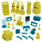 BMC Classic Sci-Fi Mars Base Camp 24pc Plastic Army Men Space Accessory Playset