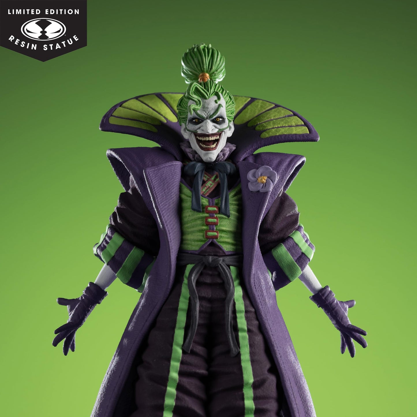 McFarlane Toys- DC Direct Lord Joker (The Demon King from Batman Ninja) (The Joker Purple Craze) 1:10 Scale Resin Statue