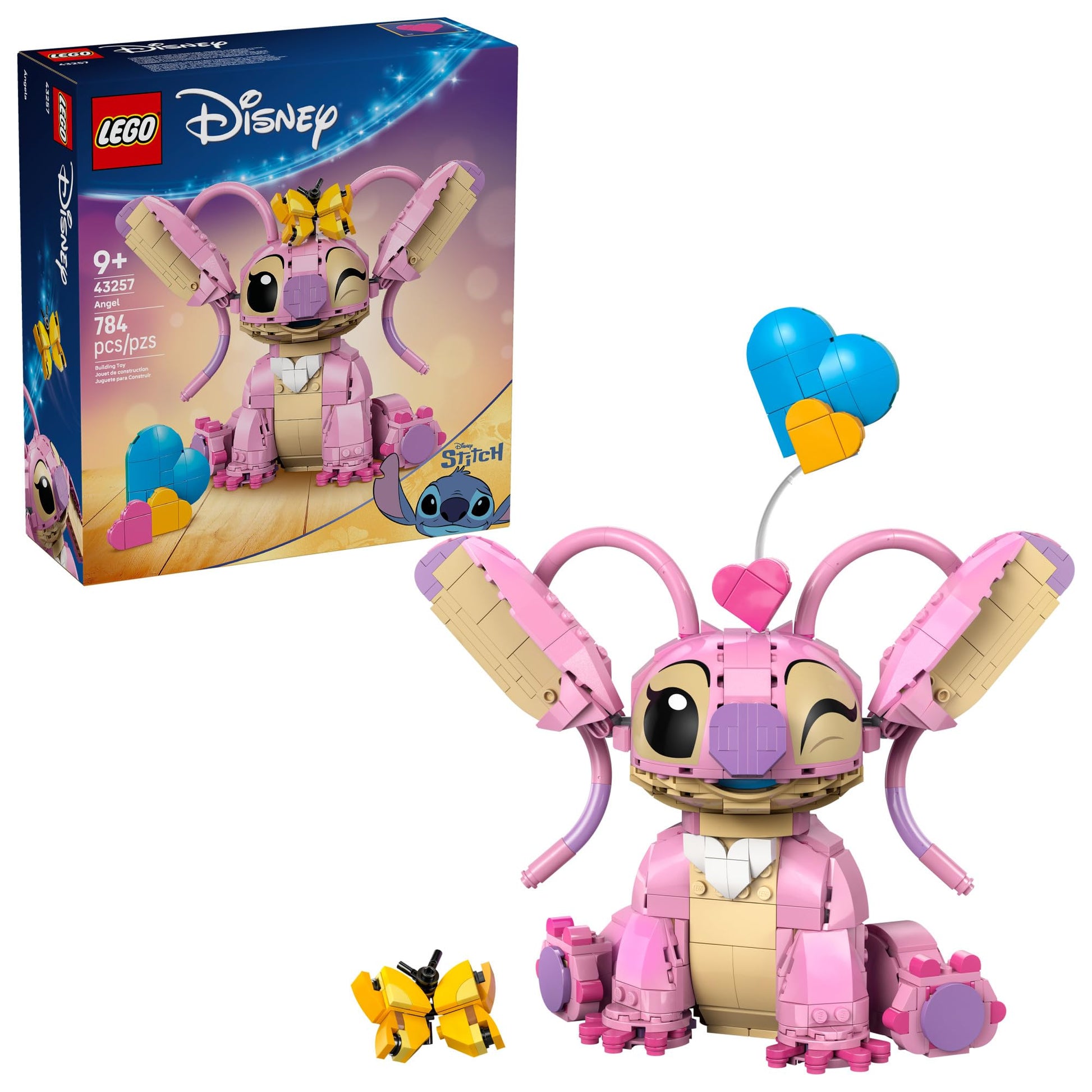 LEGO Disney Angel Lilo & Stitch Kids Toy - Room Decor and Building Set for Girls and Boys, Ages 9+ - Birthday Gift Idea for Young Fans Who Love Stitch