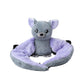 HUGIMALS Hugarounds Berkeley the Bat 2.5 lb Microwaveable & Freezable Weighted Plush Neck & Shoulder Wrap | Soothing, Comforting Hugs for Self-Care