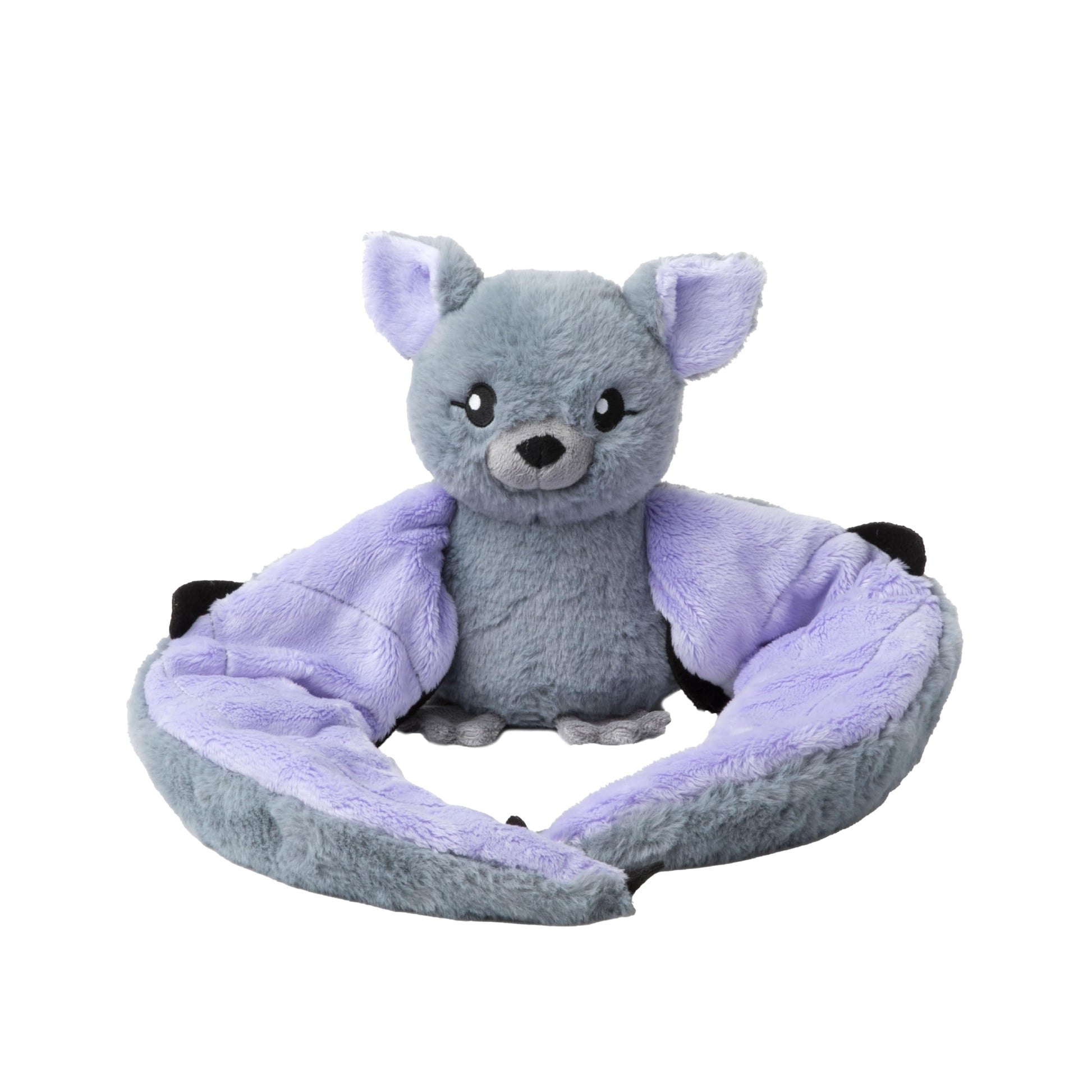 HUGIMALS Hugarounds Berkeley the Bat 2.5 lb Microwaveable & Freezable Weighted Plush Neck & Shoulder Wrap | Soothing, Comforting Hugs for Self-Care