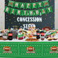 4 Pack Football Themed Tablecloths Disposable Plastic Football Table Cover Supplies Rectangular Game Day Tablecloth Football Field for Tailgate