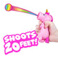 Hog Wild Pink Unicorn Ball Popper Toy - Includes 4 Soft Foam Balls - Squeeze to Pop Air Powered Balls Up to 20 Feet - Launcher Safe for Indoor/Outdoor