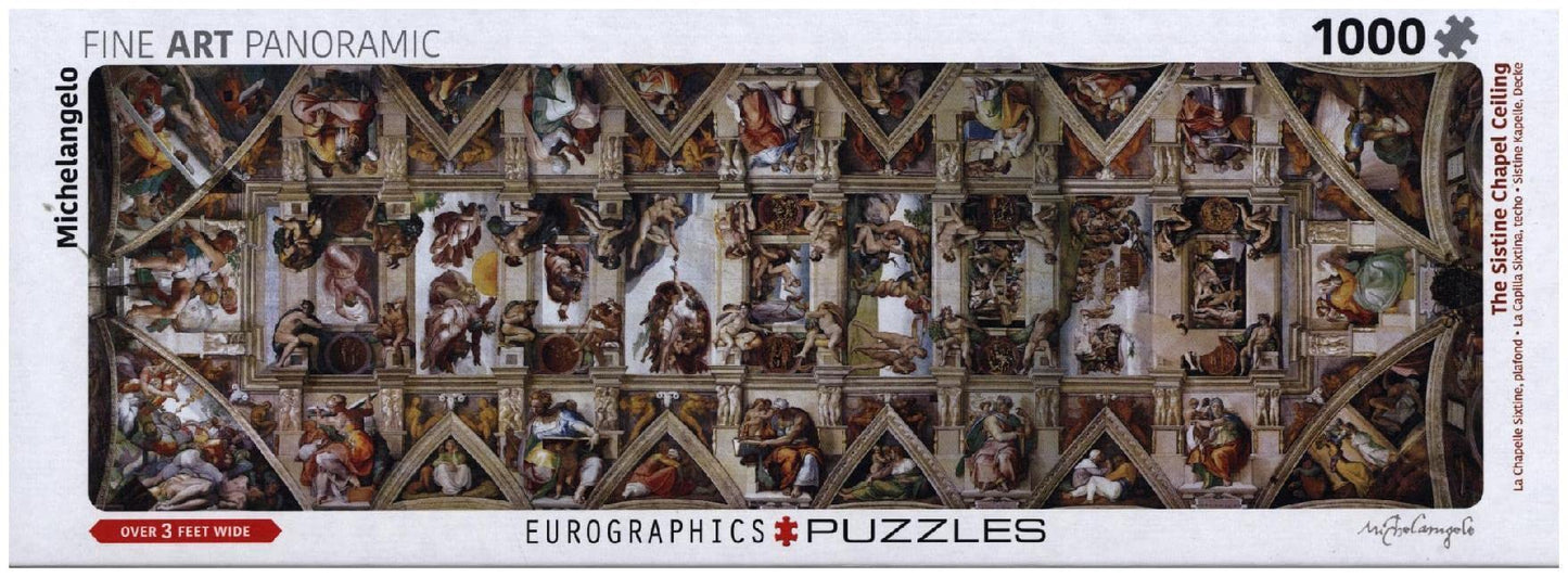 Sistine Chapel Pano 1000pc Puzzle