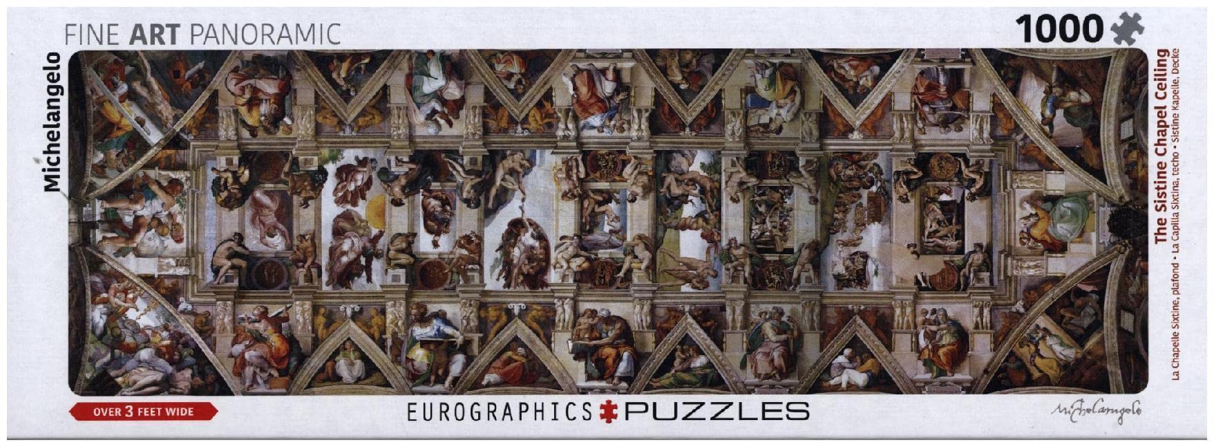 Sistine Chapel Pano 1000pc Puzzle