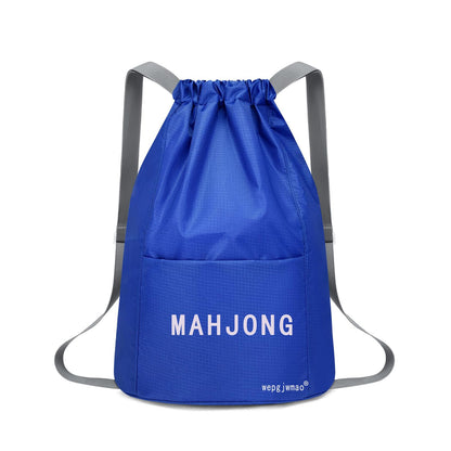 wepgjwmao Mahjong Bags and Mahjong Racks Storage Tote-Holds 166 Tiles & 4 Racks,Travel Mahjong Tile Bag with Double Shoulder