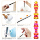 Balloon Column Stand Set of 2, 6.6ft Balloon Arch Stand Adjustable Balloon Column kit with Base Telescopic for Baby Shower Wedding Birthday Graduation