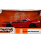 Jada Toys Big Time Muscle 1:24 1973 Plymouth Barracuda Die-cast Car Red/Black, Toys for Kids and Adults