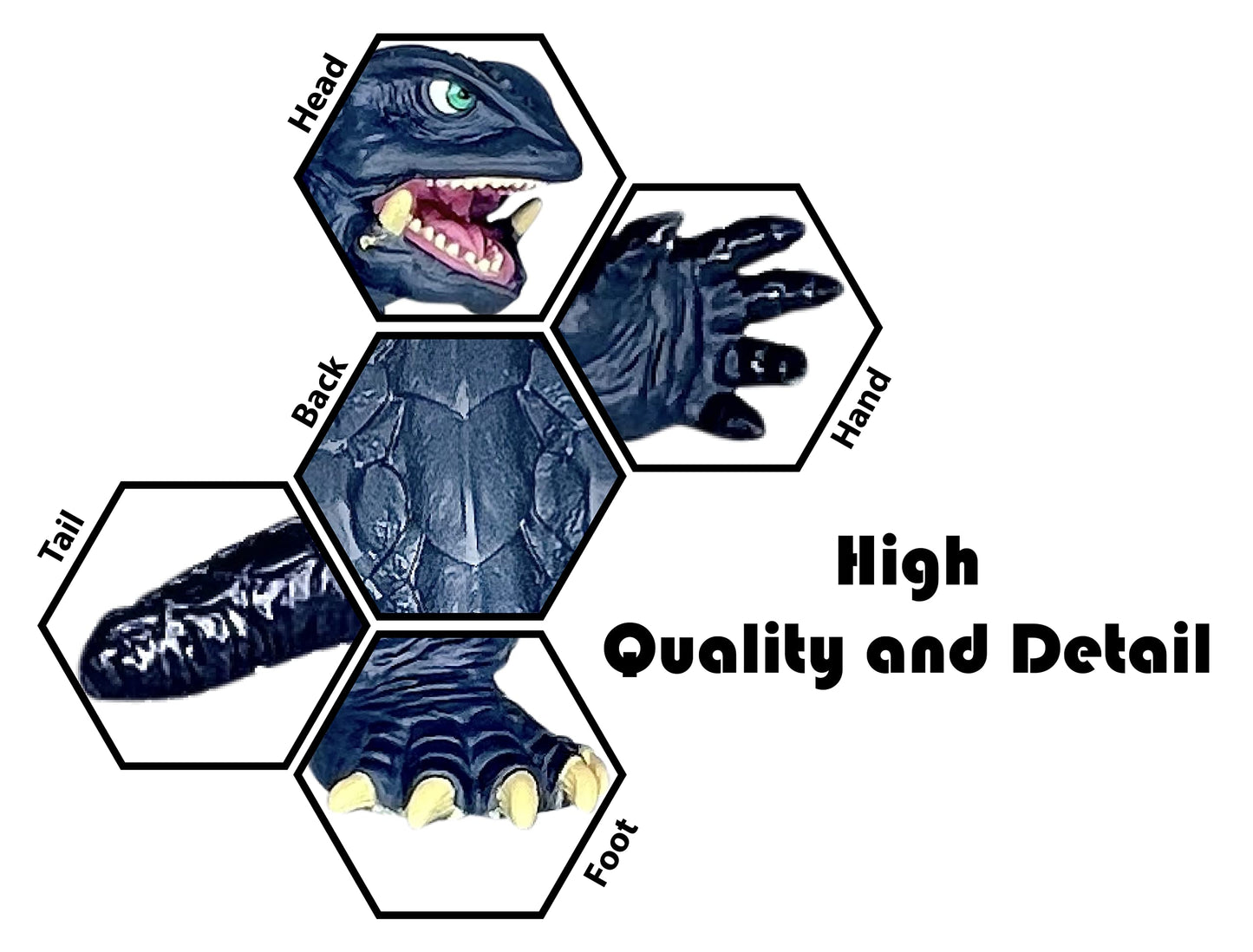 TwCare Exclusive Set of 10 Godzilla vs Kong Toys Movable Joint Action Figures, King of the Monster Dinosaur Shin Ultima Gamera Ghidorah Skull Crawler