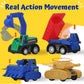36 Pieces Pull Back Cars and Trucks Toy Set - Mini Pocket Vehicles, Fighter Jets, Construction, Race Cars & Military Toys - Bulk Party Favors