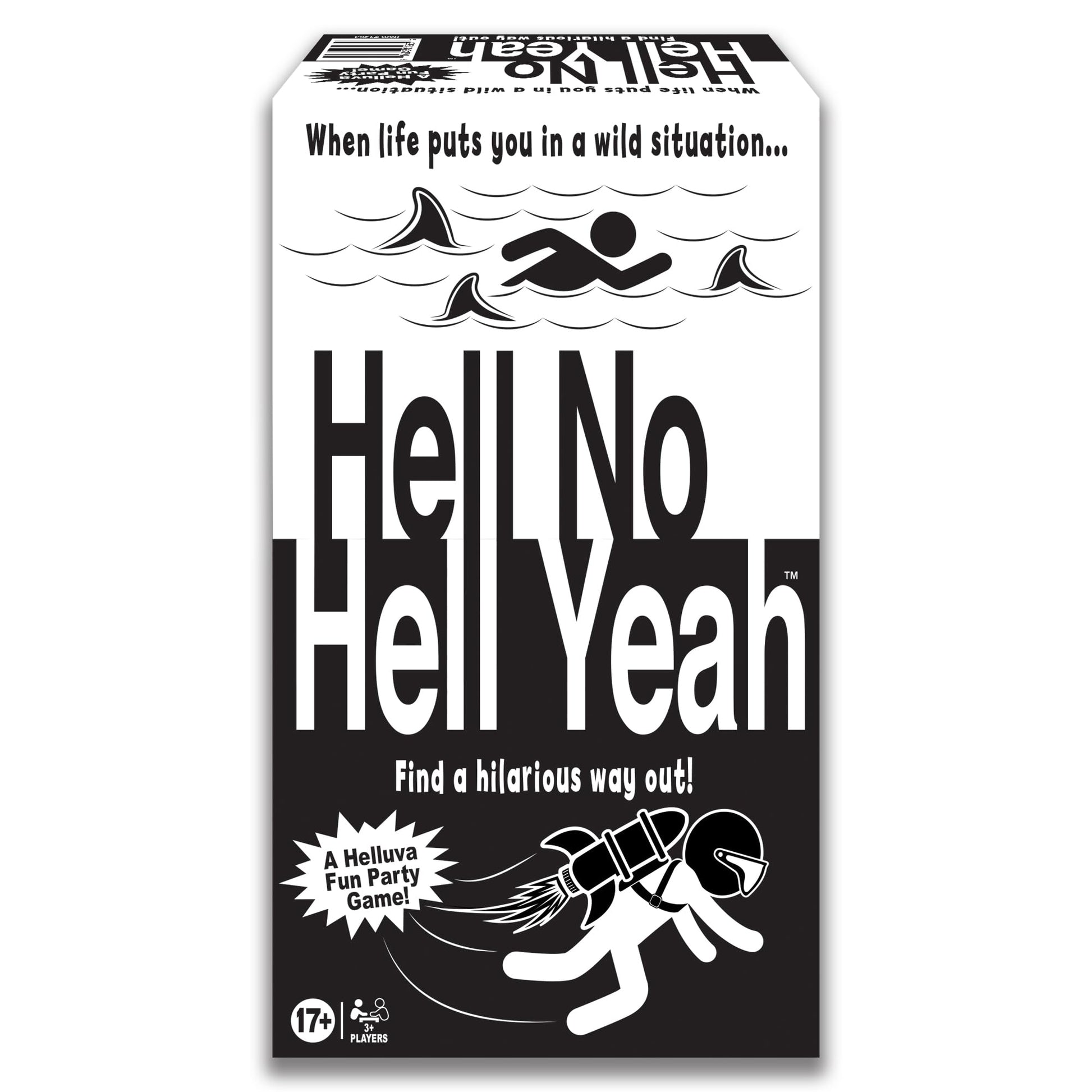 Winning Moves Hell No, Hell Yeah, Outrageous Adult Card Game