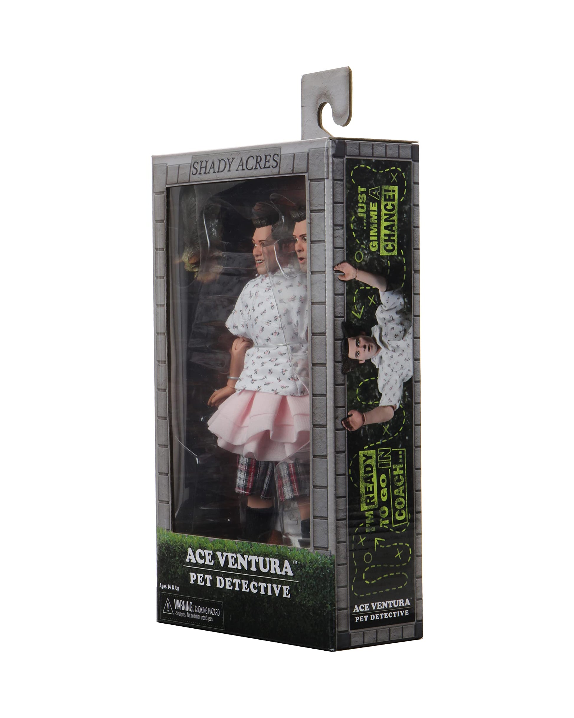 NECA ACE Ventura PET Detective Shady Acres ACE 8" Retro Action Figure