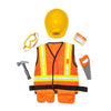 Melissa & Doug Construction Costume, Pretend Play Dress Up Set (6-Pc) Tools, Vest & Accessories, Role Play Toys for Kids 3+