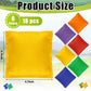 IJRPLM 18 Pack Bean Bags for Tossing, Large Colorful Beanbags, 4.7 x 4.7 in