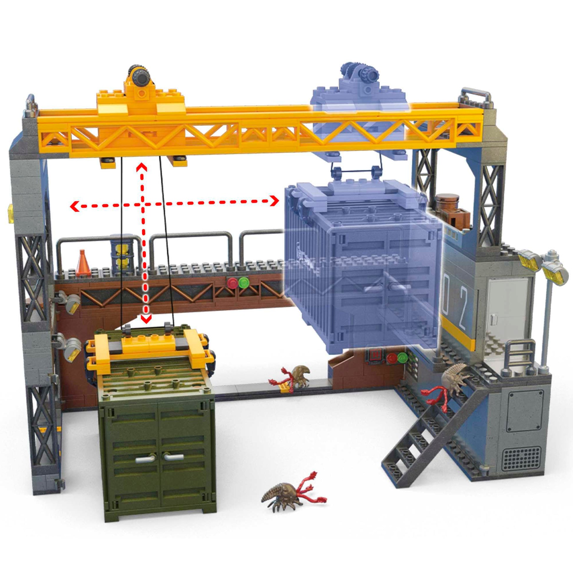 MEGA Halo Infinite Toys Building Set for Kids, Floodgate Firefight with 634 Pieces, 4 Poseable Micro Action Figures and Accessories, Gift Ideas