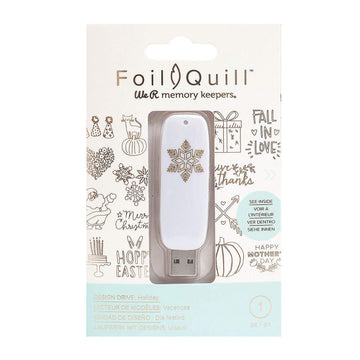American Crafts - Ac USB Artwork Foil Quill-Holiday - Crafts for Kids and Fun Home Activities