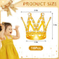 18 Pcs Mini Crown Cake Topper, Tiara Birthday Cake Toppers