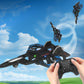 RC Airplane for Kids and Beginners, 2.4GHz Foam Drone Remote Control Airplane Outdoor Flying Toy, 360° Drop-Resistant Stunt Spin Remote Fighter Jet