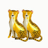 Leopard Giant Foil Balloons Jungle Safari Animal Birthday Balloon For Kids Zoo Theme Party Decor Baby Shower Party Mylar Balloon Decorations(2 pieces)