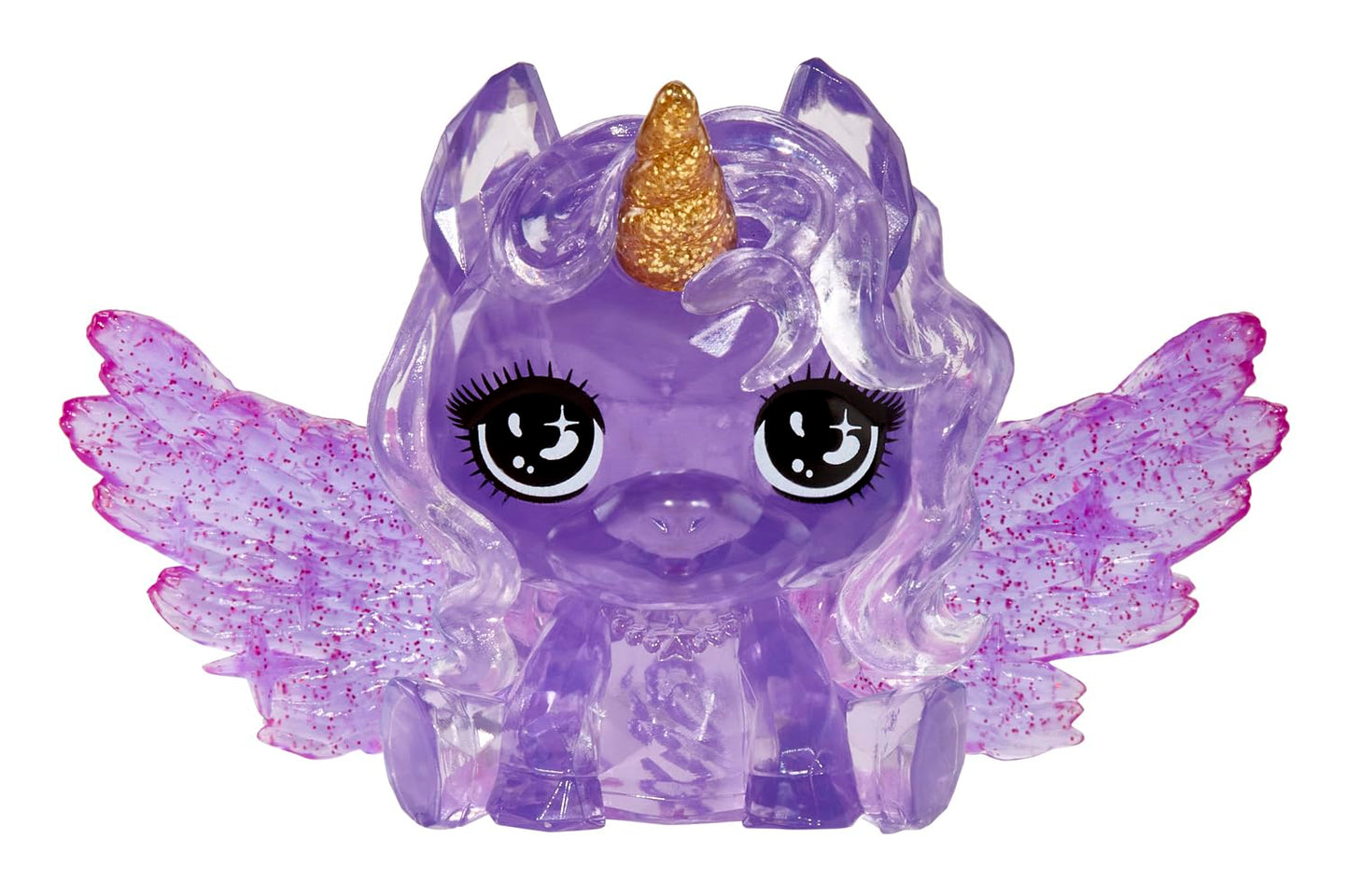 Rainbow High Littles Rainbow Fantasy Fairies + Pet - Amethyst, Purple 5.5" Posable Small Doll & Fantasy Pegasus Unicorn Pet with Interchangeable Fairy