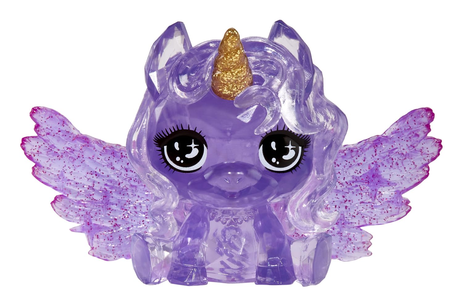 Rainbow High Littles Rainbow Fantasy Fairies + Pet - Amethyst, Purple 5.5" Posable Small Doll & Fantasy Pegasus Unicorn Pet with Interchangeable Fairy