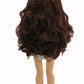 American Fashion World 14-Inch 'Kayla' Vinyl Posable Girl Doll with Wavy Brunette Hair and Brown Eyes| Undressed Doll | Premium Quality & Design