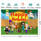 RNINE Phineas and Ferb Backdrop 5x3ft Cartoon Photo Background for Birthday Party Supplies Phineas and Ferb Baby Shower Banner for Party Decorations