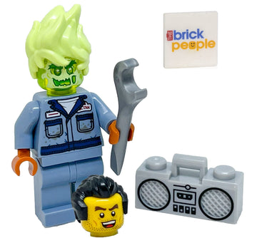 LEGO Hidden Side: Posessed Mechanic with Wrench and Radio Boom Box
