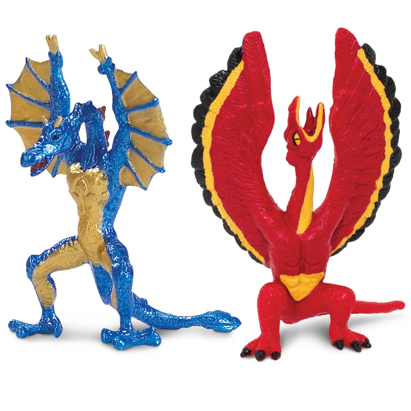Safari Ltd. Lair Of The Dragons Collection 1 Designer Toob - 6 Miniature Dragon Figures for Fantasy Themed Play, Boys, Girls & Kids Ages 3+