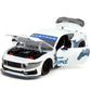 Jada Big Time Muscle 1:24 2024 Ford Mustang GT Dark Horse Die-Cast Car, Toys for Kids and Adults(White with Blue Horse Deco)