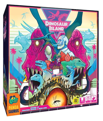 Dinosaur Island Board Game - Create Your Own Dino Park! Worker Placement Strategy Game, Fun Family Game for Kids and Adult, Ages 8+, 1-4 Players