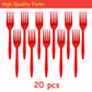 XXDecor 80 Pcs Red Cartoon 1st Birthday Party Plates - Boys One Birthday Dessert Plates Napkins Forks Tableware Kit for Boys 1st Bday Party