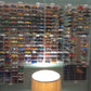 Clear Display Case Wall Cabinet for Hot Small Toy Wheels 1/64 Scale Matchbox Toy Cars Collection Storage Display (56 Slots, 24" X 14")