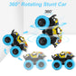Monster Truck Toy Friction Car for Kid Toddler 360° Rotating (2 Pack)