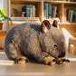 FRANKIEZHOU Lifelike Wombat Stuffed Animal-Brown 12" Realistic Wombat Plush,Simulation Soft Wombat Plush,Girl Toys,Gifts for Kids