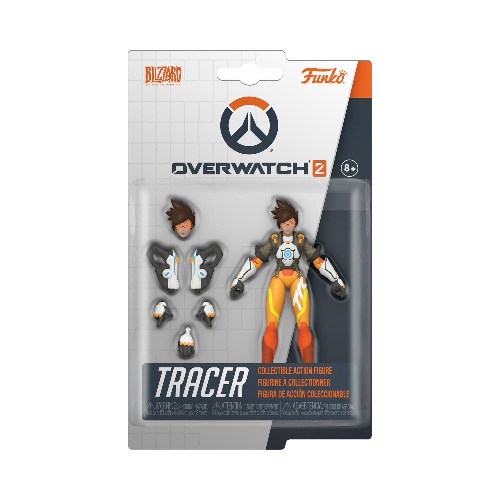 Funko Action Figure: Overwatch 2 - Tracer 3.75'' - Collectable - Gift Idea - Official Merchandise - for Boys, Girls, Kids & Adults - Video Games Fans